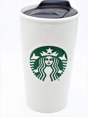 2011 Starbucks Ceramic 12Oz Travel Mug